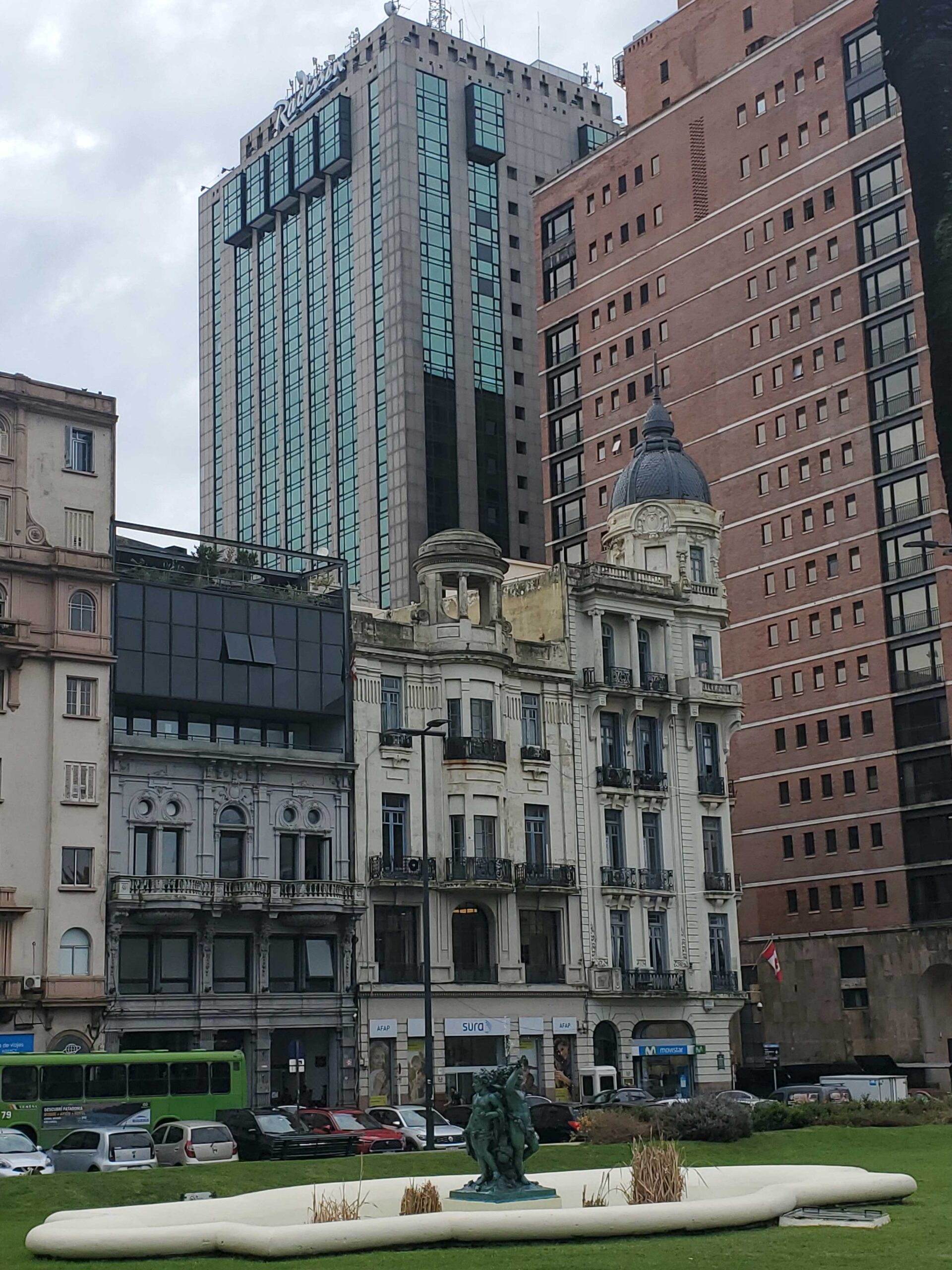 City center in Montevideo.