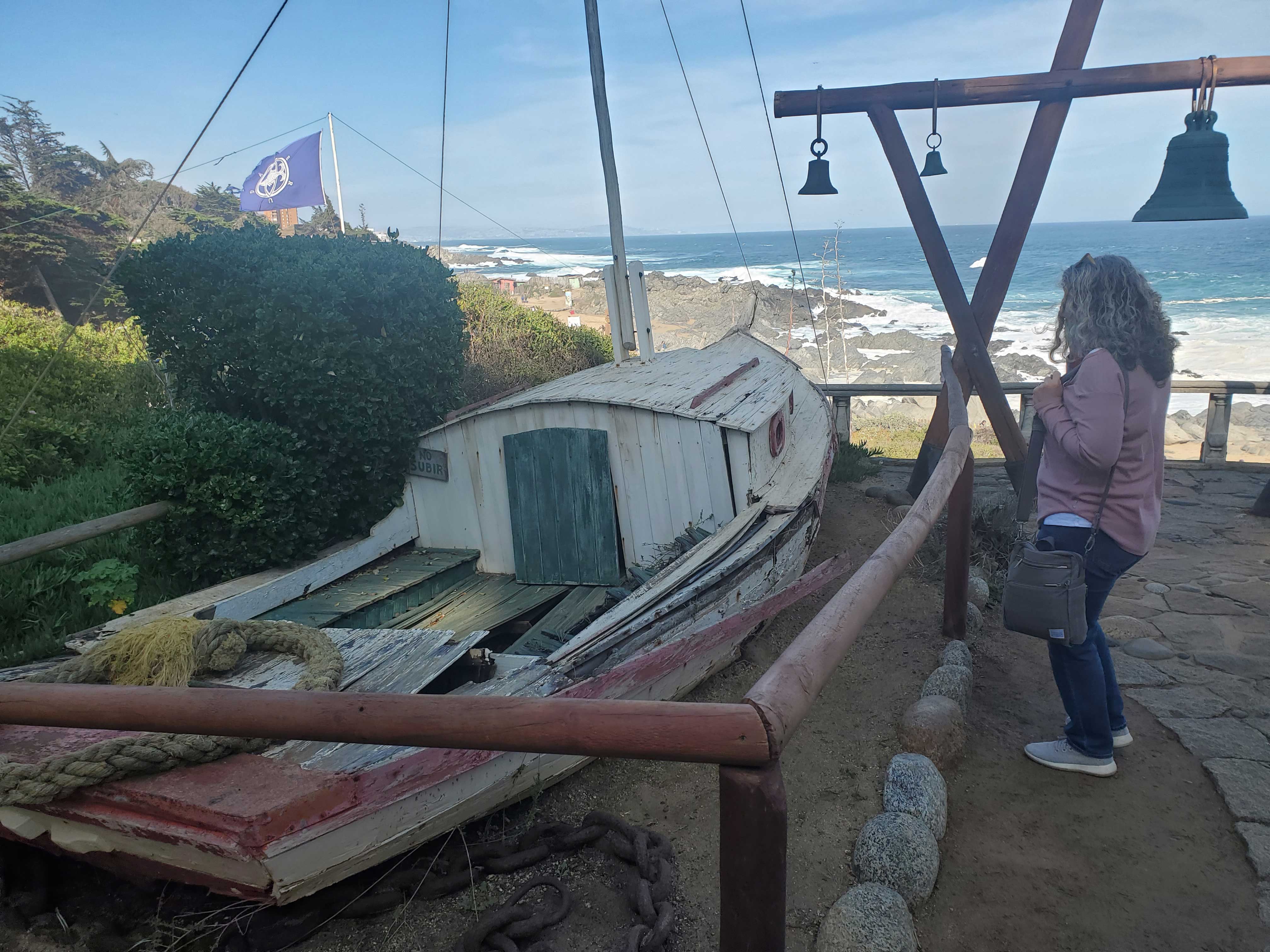 Pablo Neruda's land boat that he captained