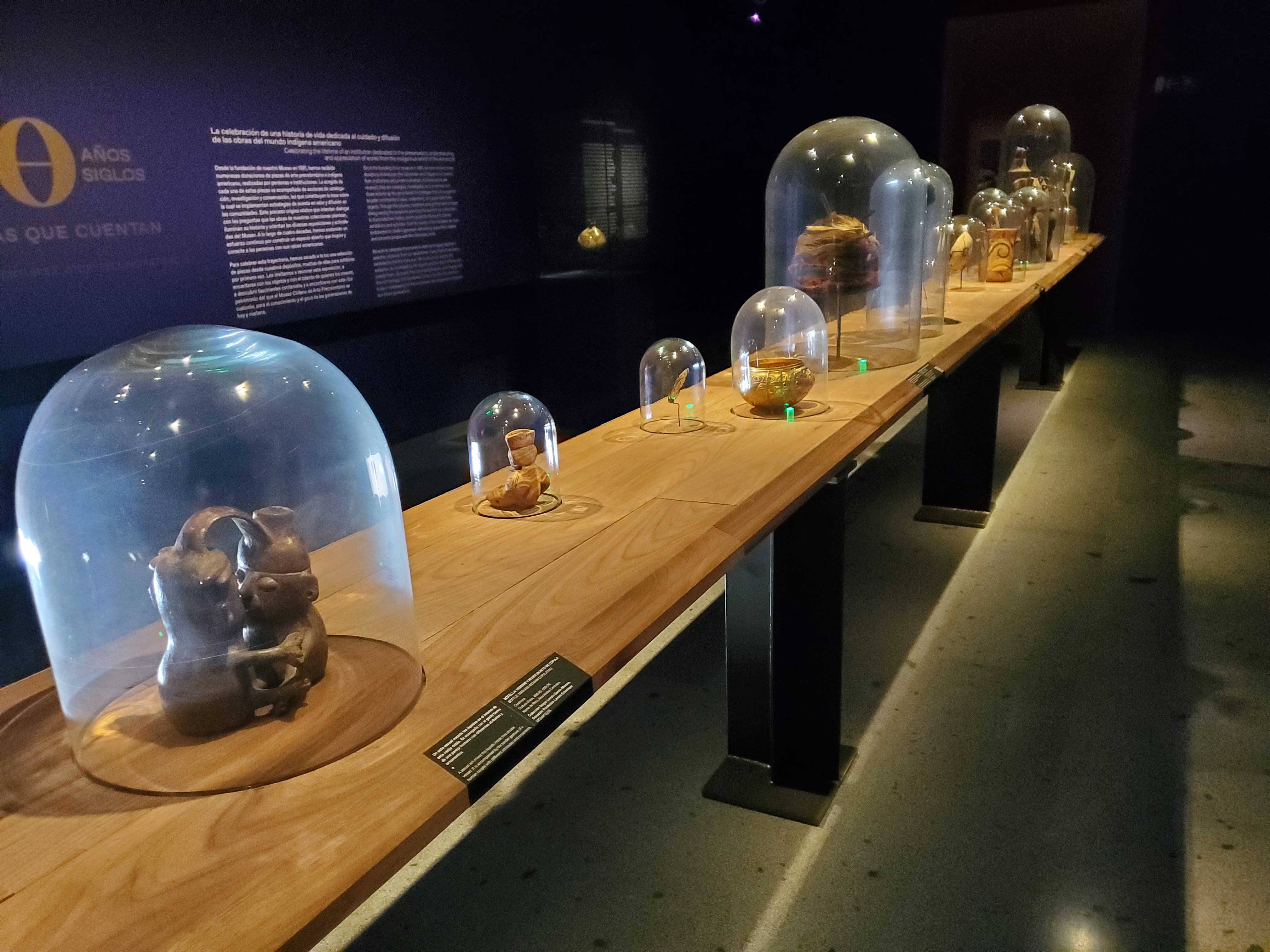 Exhibits at the Pre Columbian Art Museum in Santiago