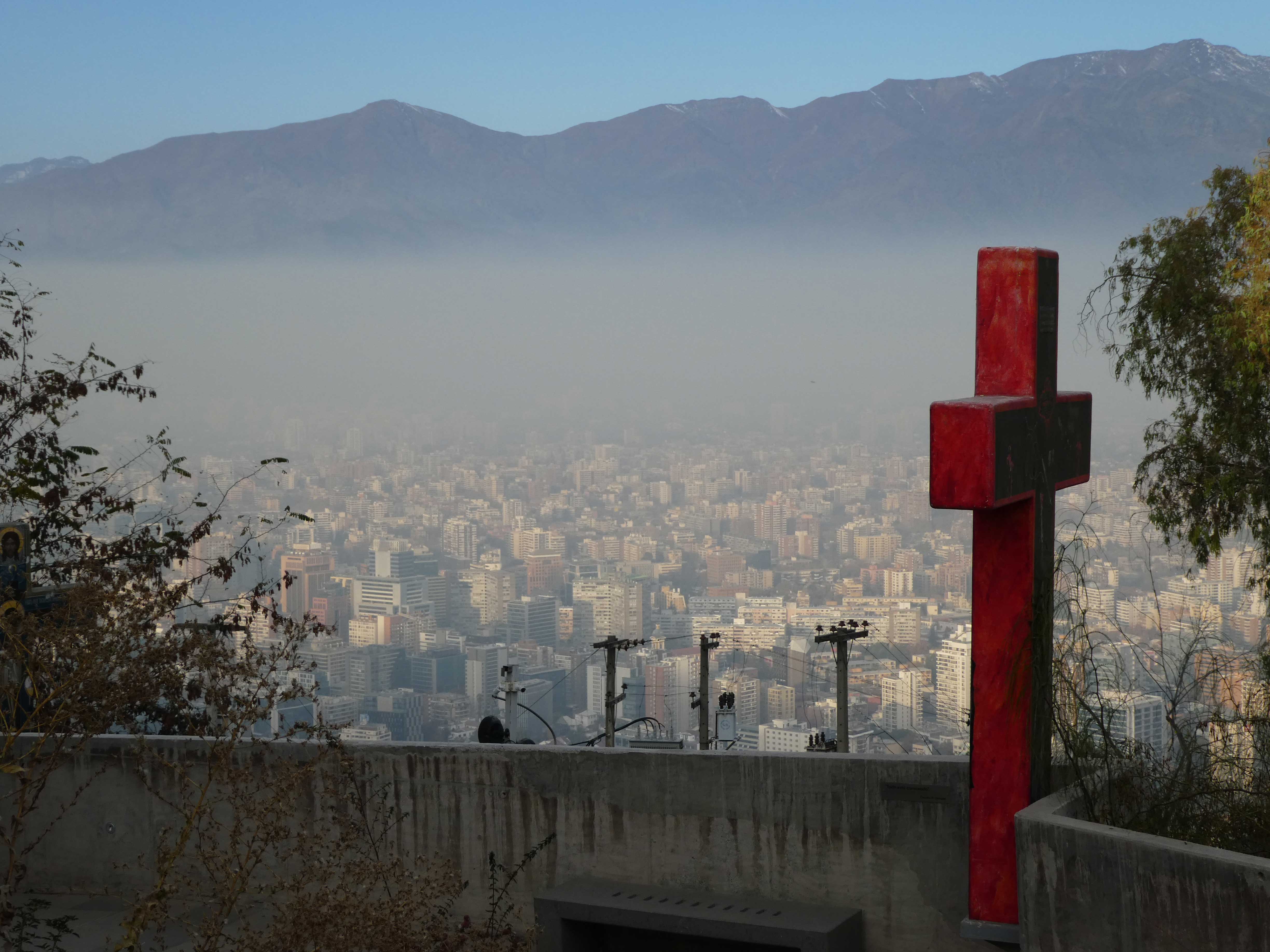 View of Santiago from Cerro San Cristóbal