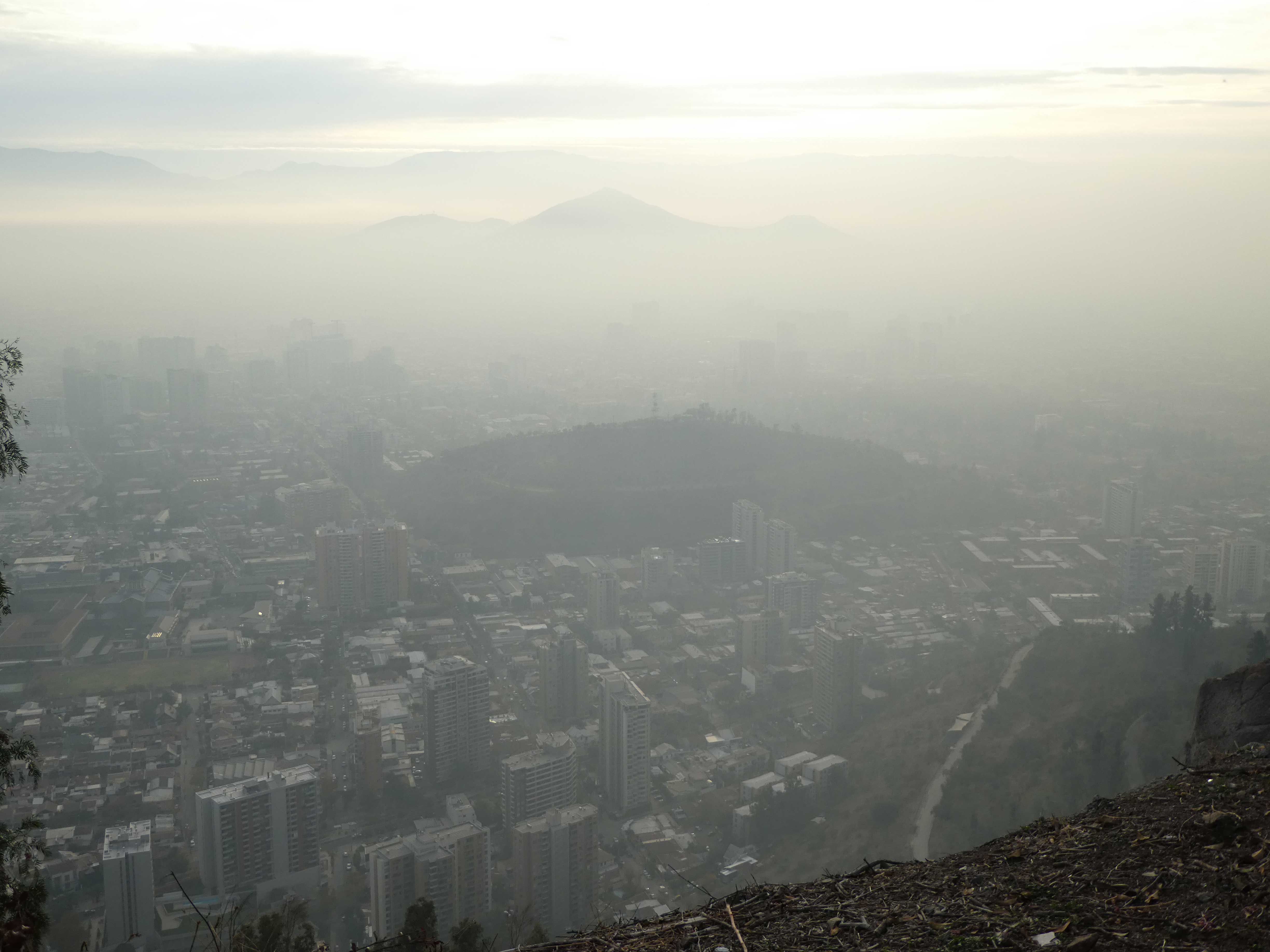 View of Santiago from Cerro San Cristóbal