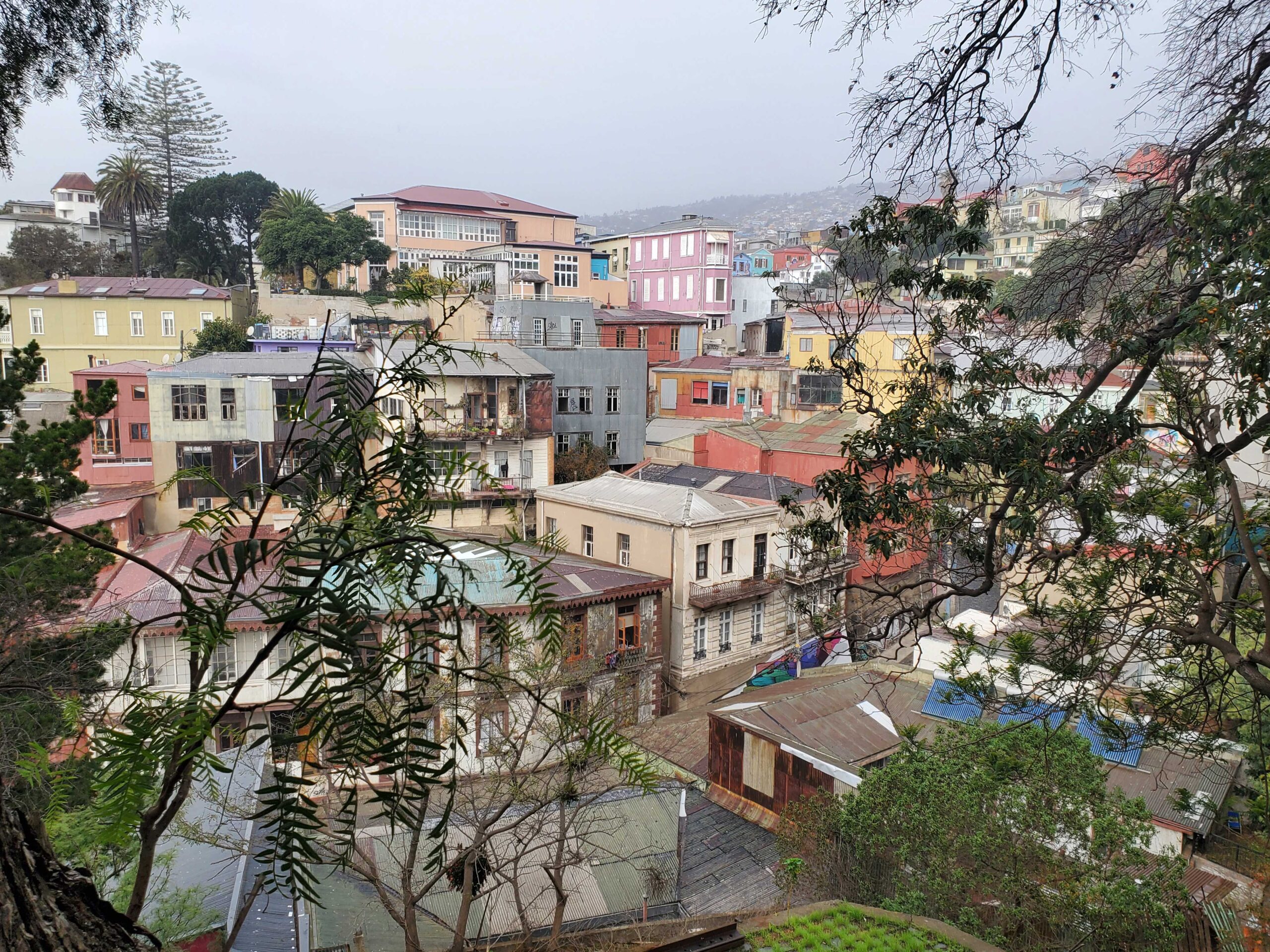 The colorful houses of Valparaiso
