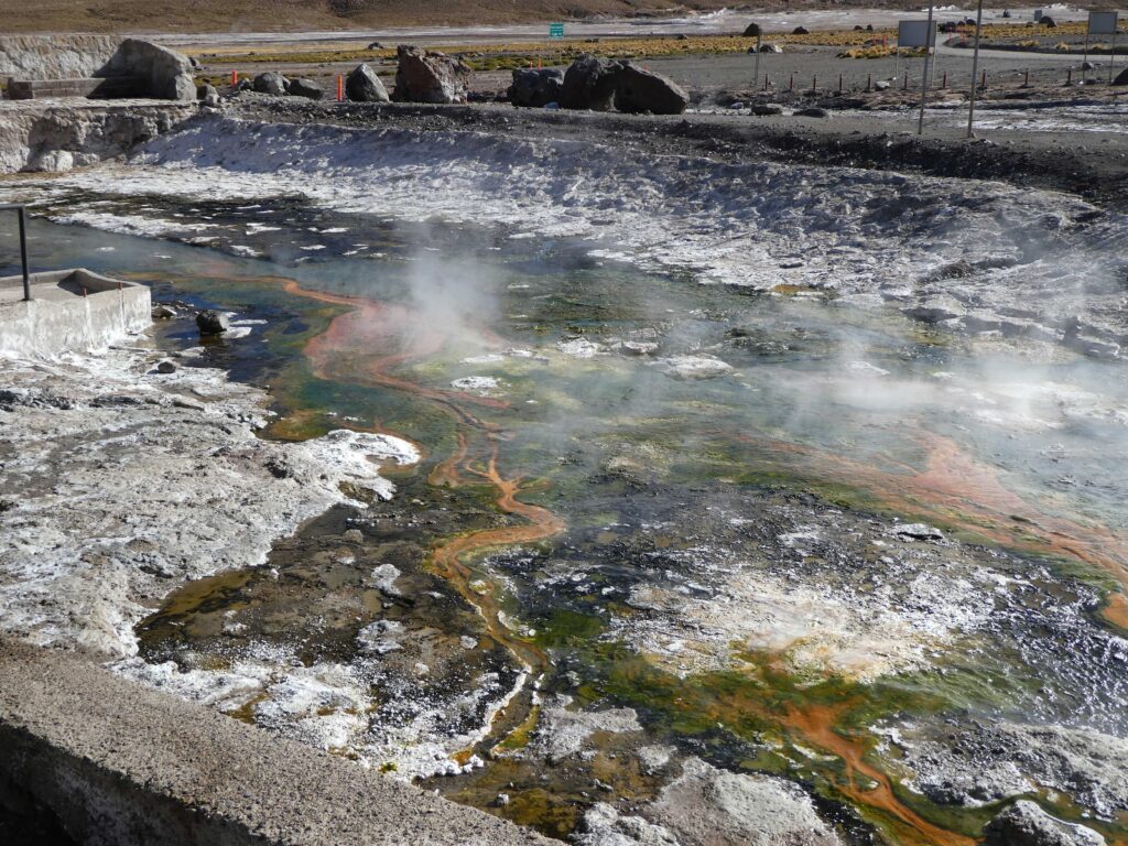 Former thermal baths at El Tatio
