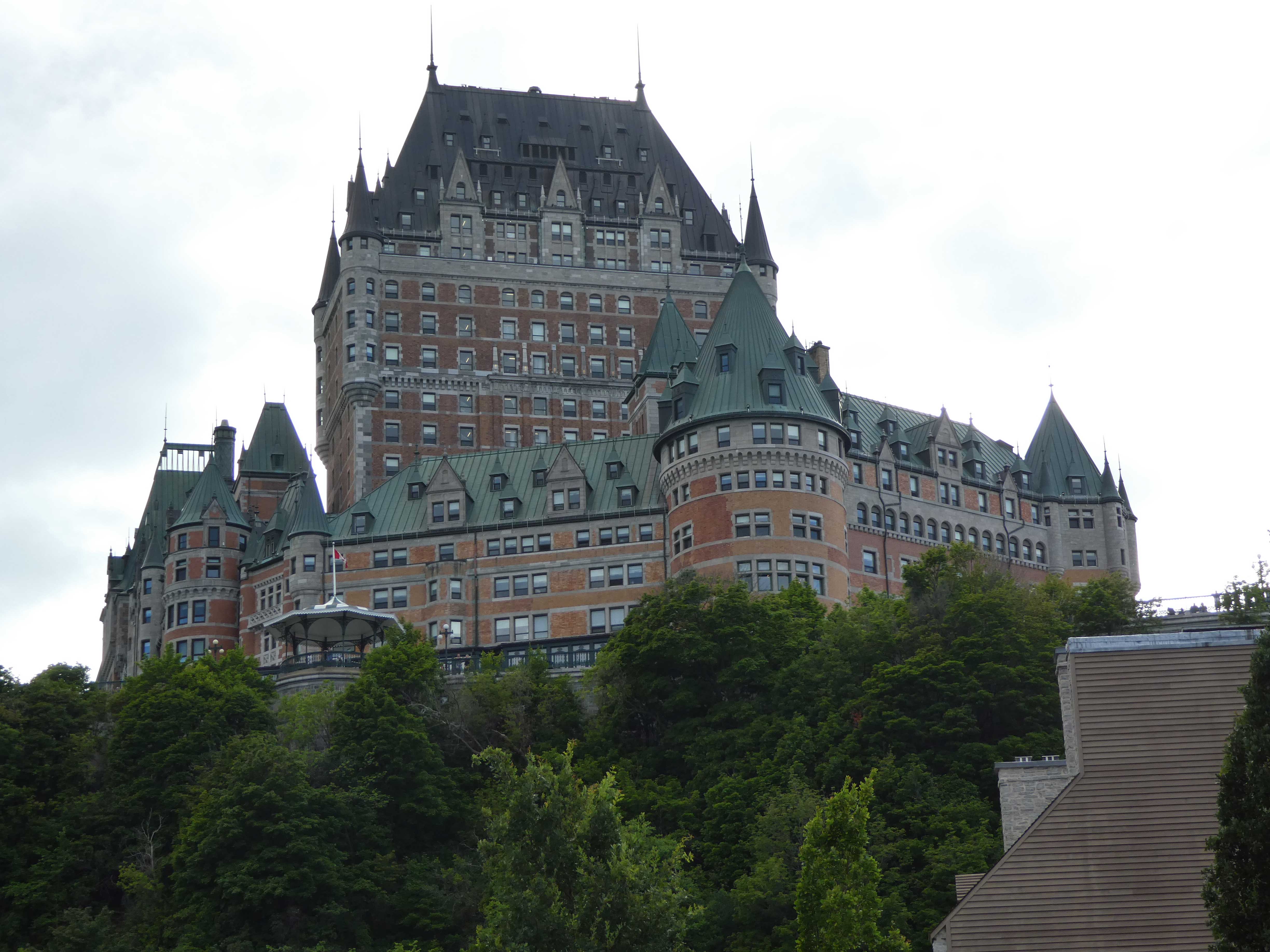 View of Château Frontenac from the St. Lawrence River