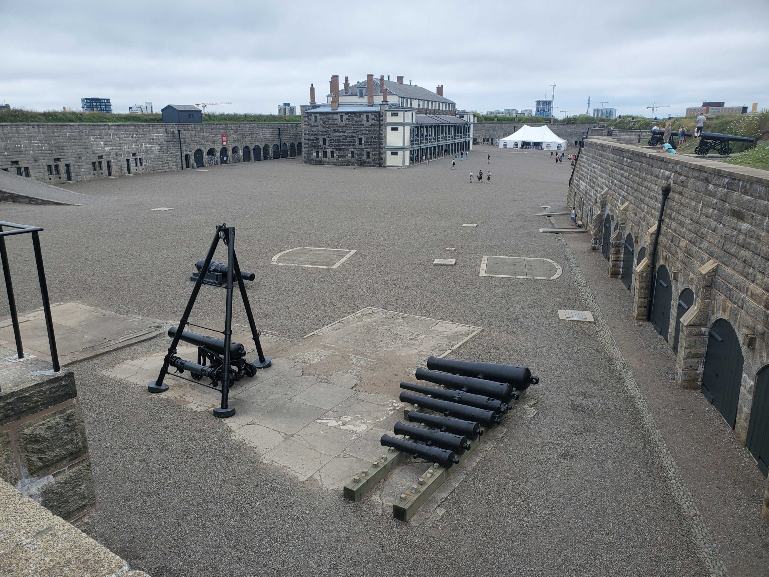 Halifax Citadel viewed from the signaling masts