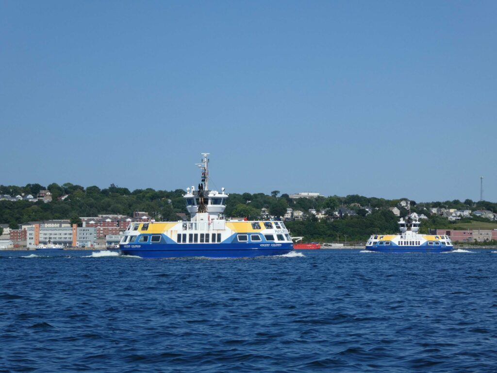 Halifax Ferry crossing from Dartmouth to the Halifax Ferry Terminal