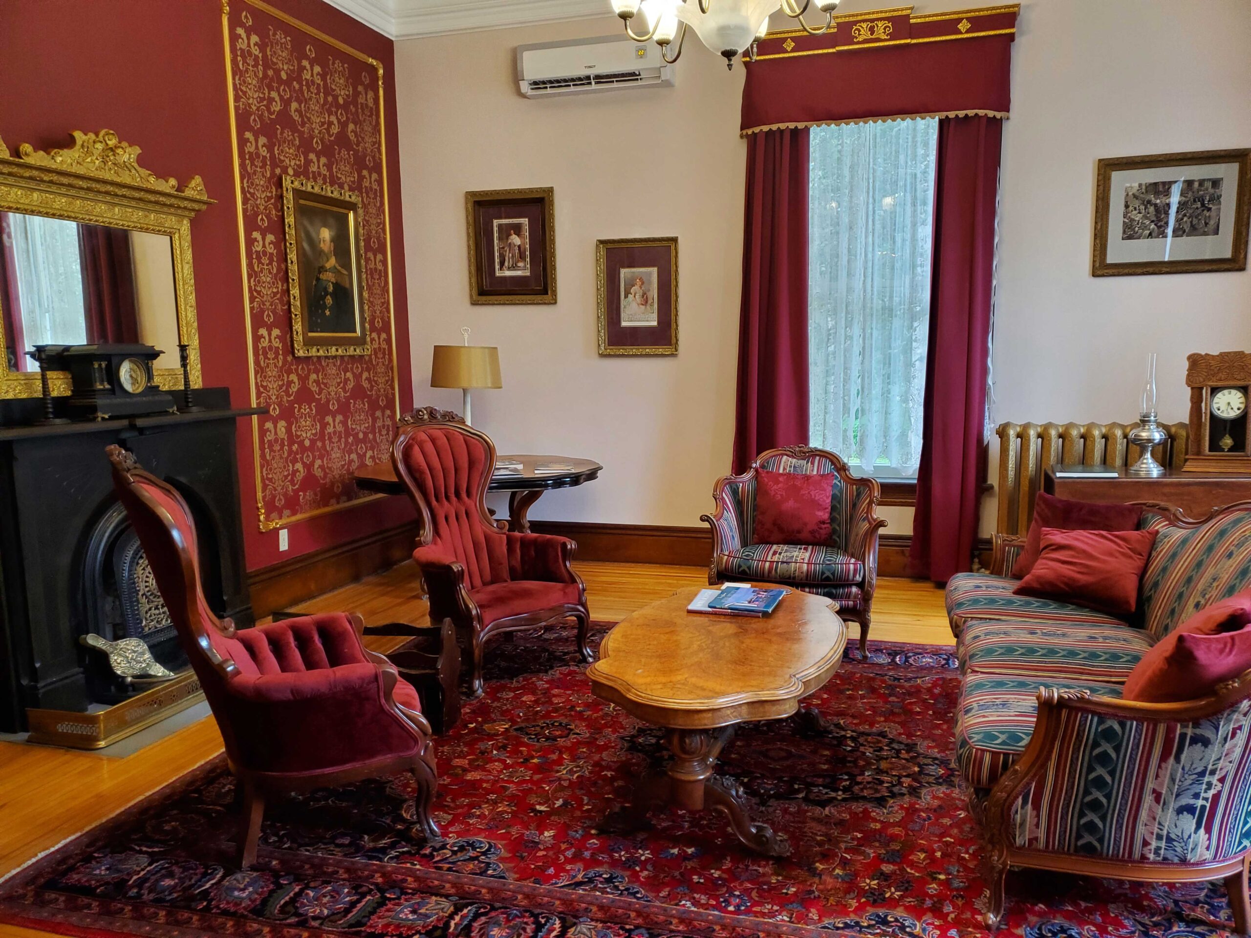 Sitting room at the Queen Anne Inn, Annapolis Royale, Nova Scotia