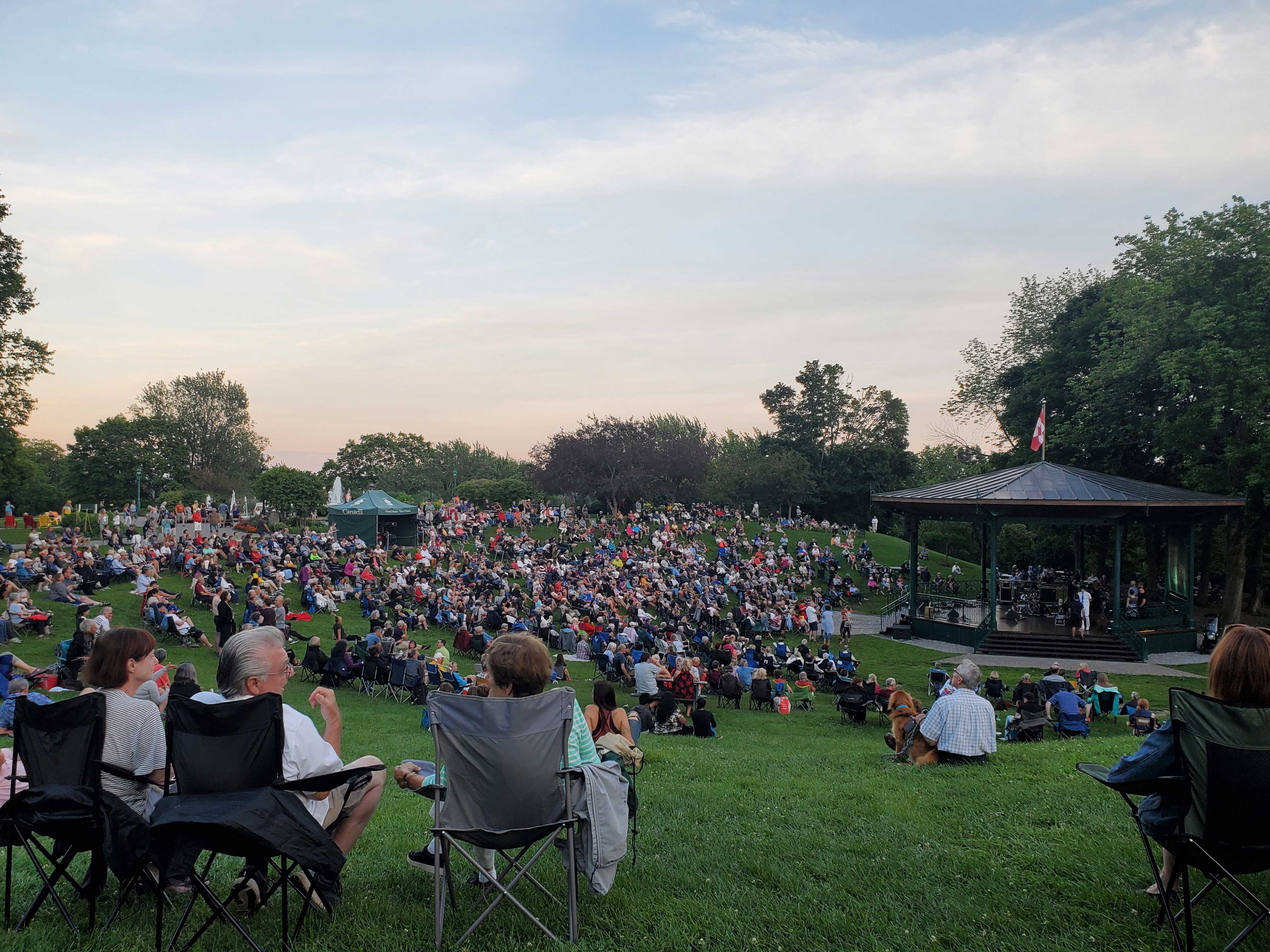 Concert at the Kiosk in the Plains of Abraham