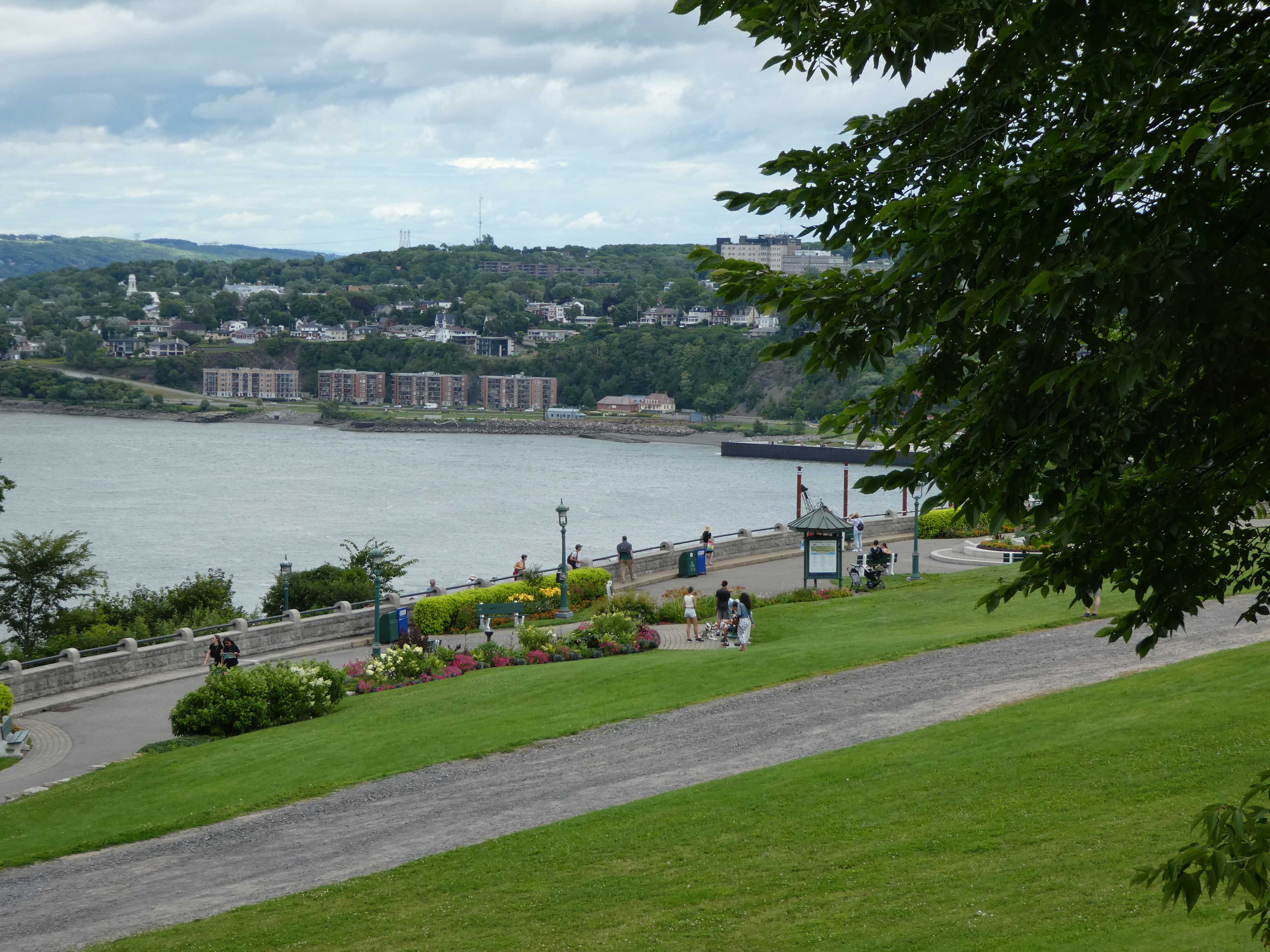 View of the St. Lawrence River from the Plains of Abraham
