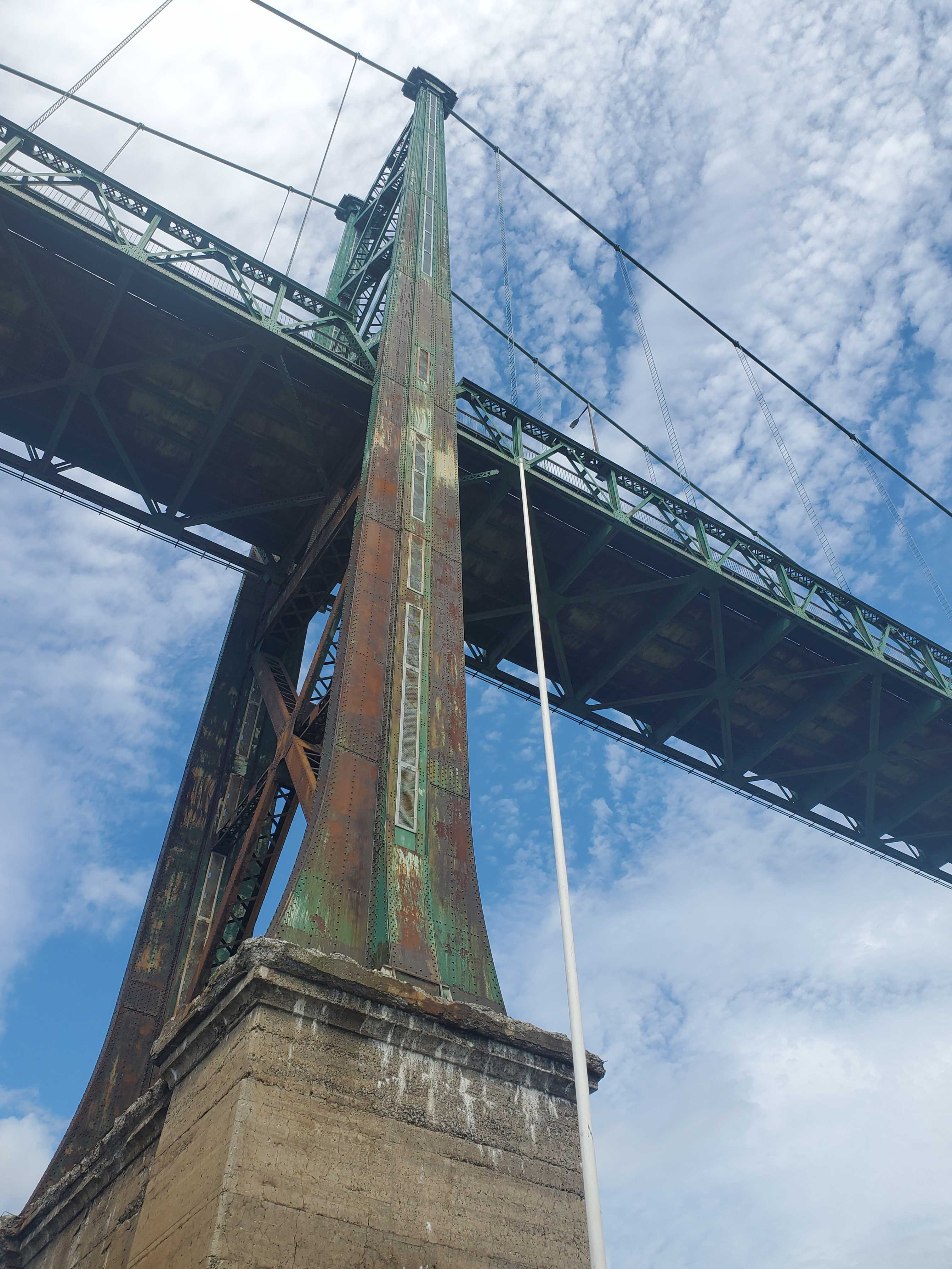 Bridge to Orleans Island from the St. Lawrence River