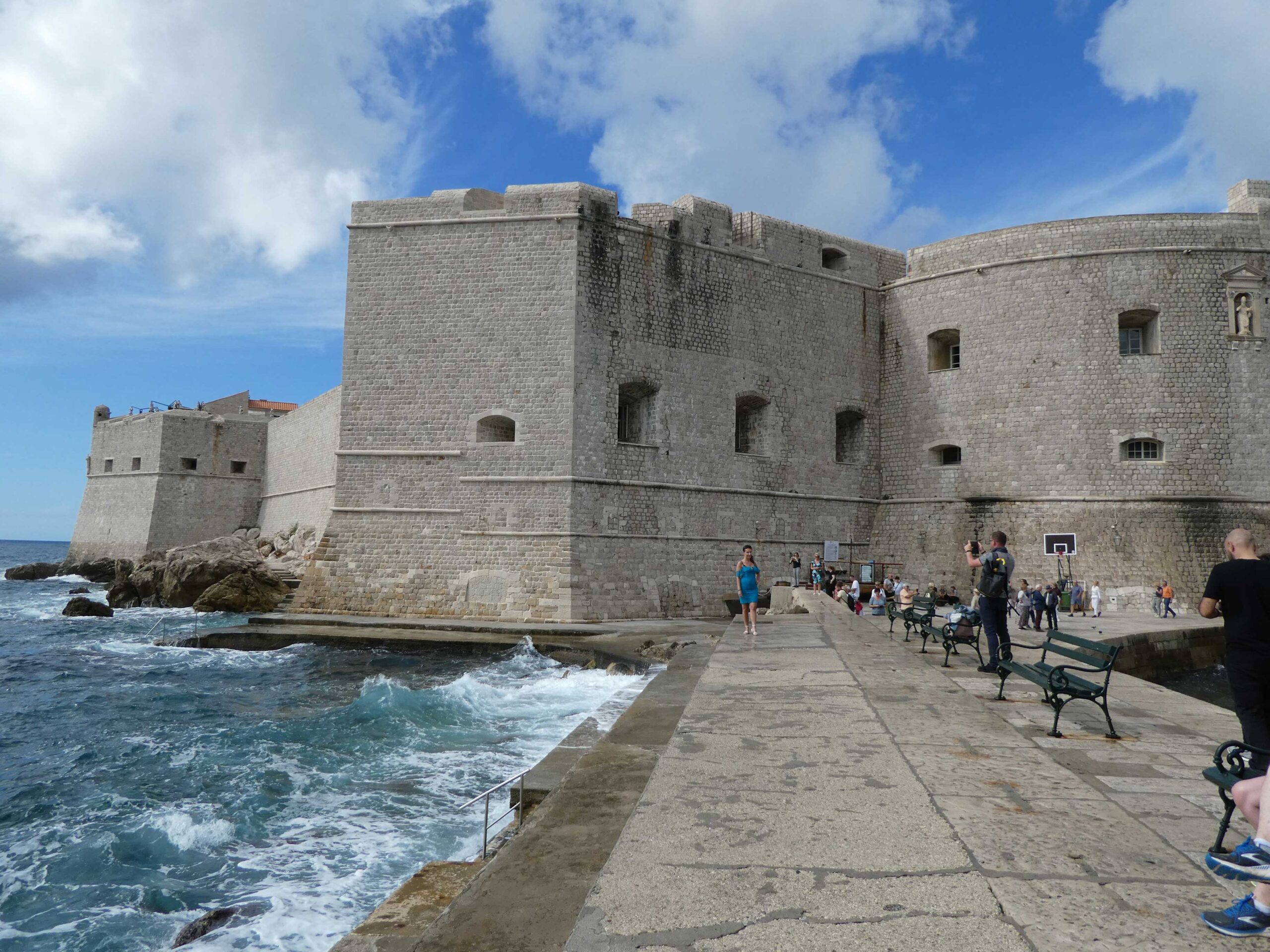 St. John's Fort and breakwater in Dubrovnik
