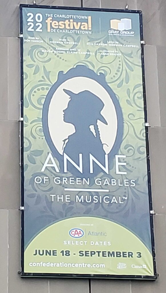 Poster for Anne of Green Gables, the musical