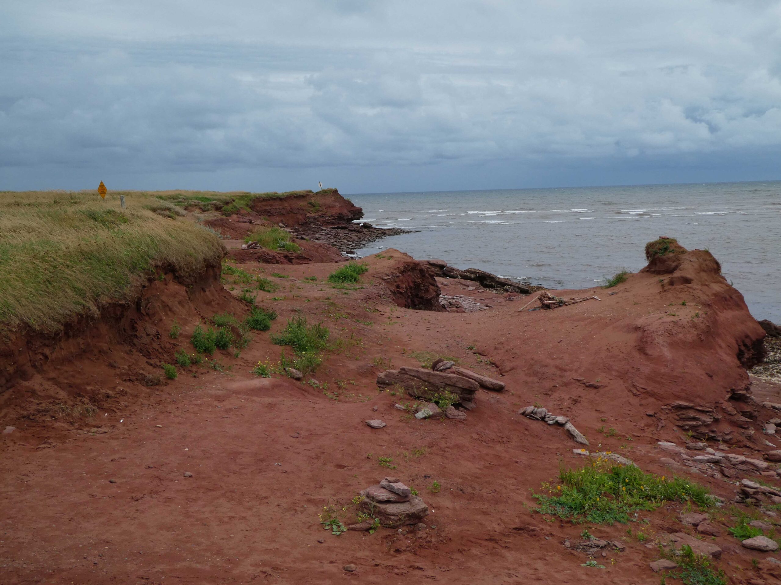 Red dirt of PEI at North Cape