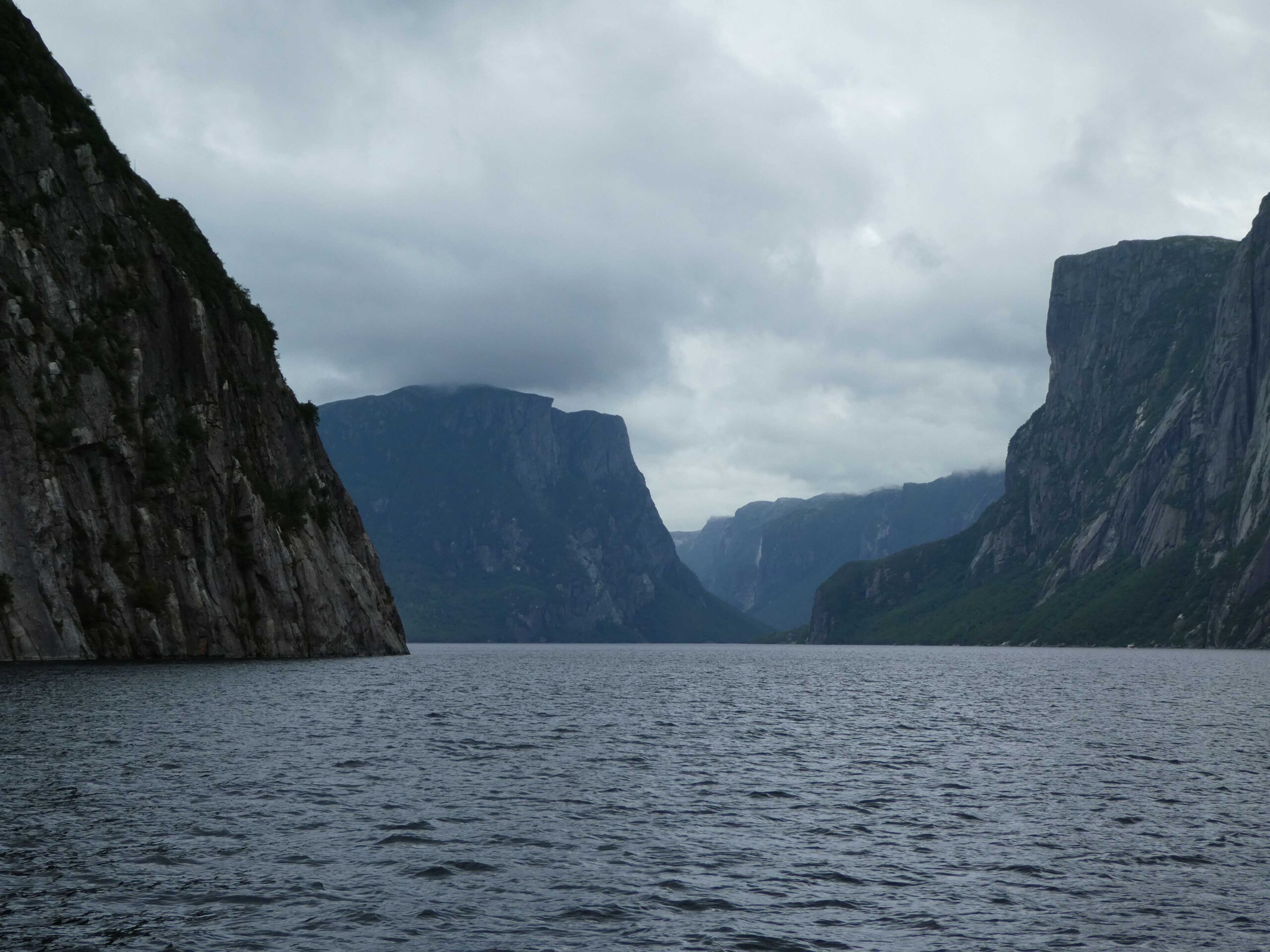 The fjords of Western Brook Pond, Newfoundland