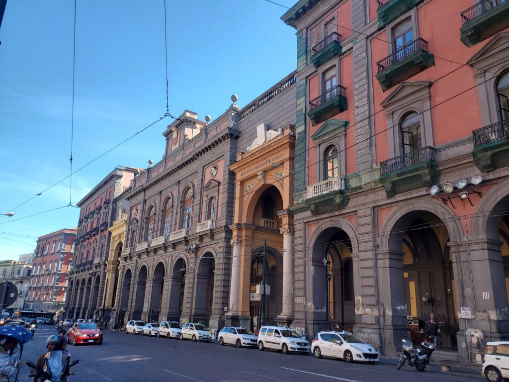 Entrance to the Galleria in Napoli